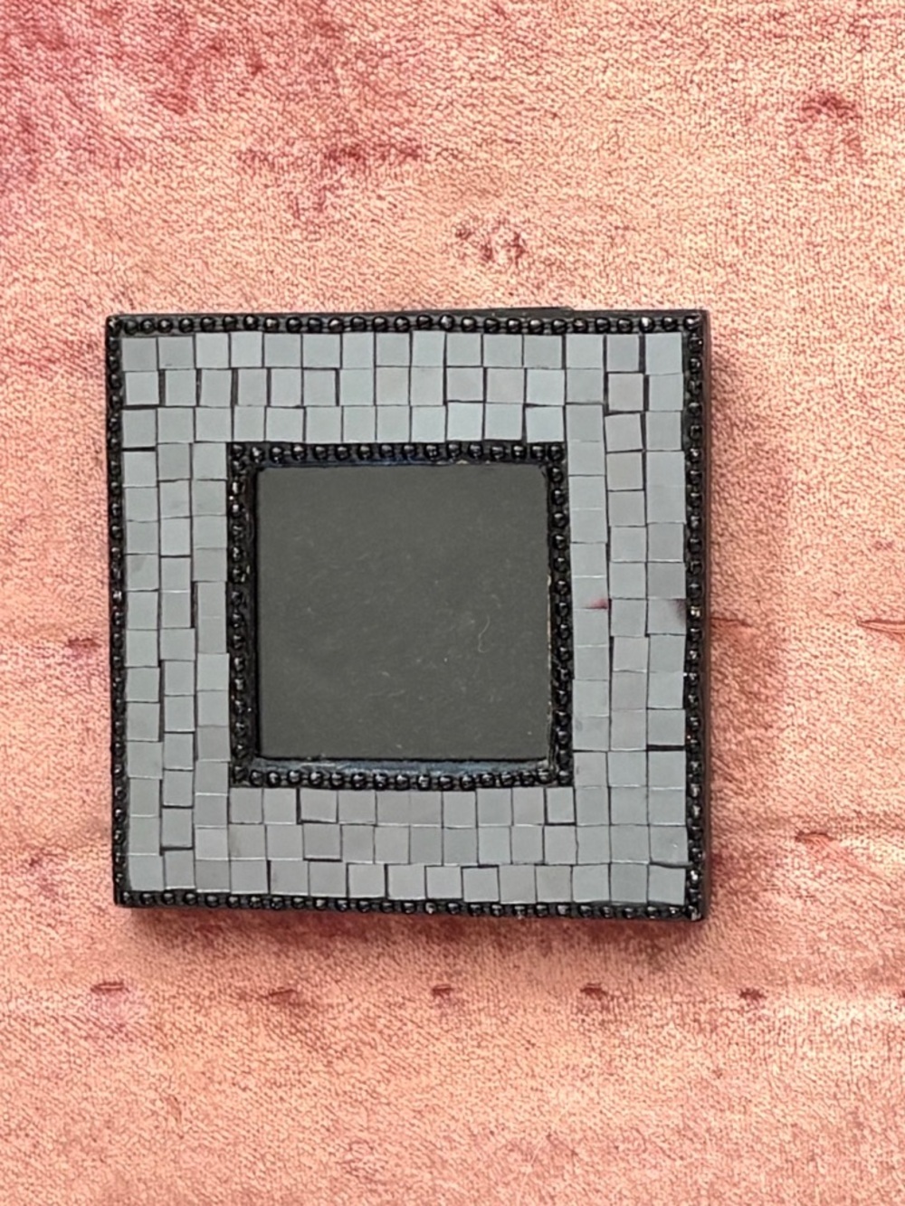 Mini mosaic mirror picture frame